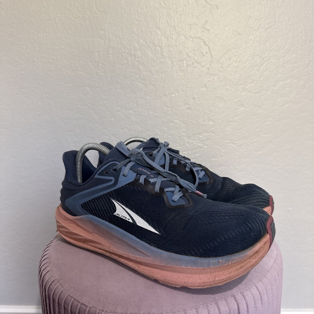 Altra Torin 8 Womens Size 9.5 Blue Orange White Running Shoes ALOA85QF445